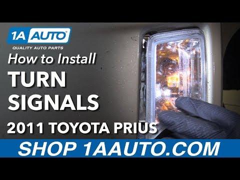 How to Replace Rear Turn Signal Bulbs on a 2018 Toyota Prius (7440A Amber)