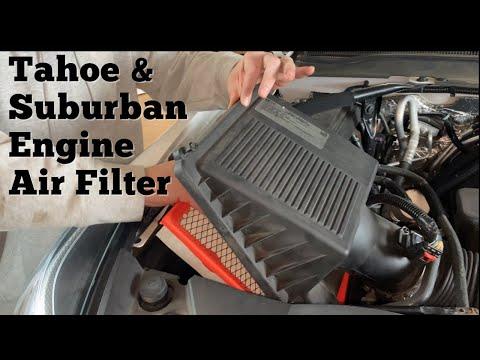 How to Replace the Engine Air Filter on a 2018 Chevrolet Tahoe