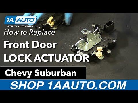 How to Replace the Front Door Lock Actuator on a 2008 Chevrolet Suburban 1500