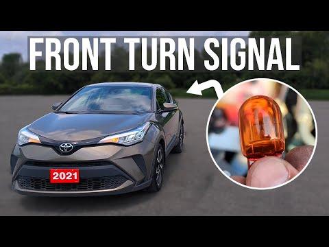 How to Replace Front Turn Signal Bulbs on a 2018 Toyota C-HR (Wheel-Well Access)