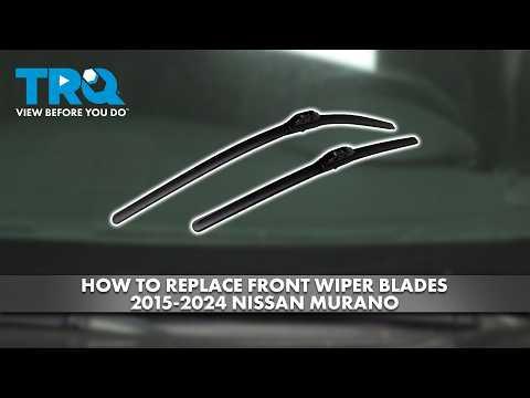How to Replace Front Wiper Blades 2015-2024 Nissan Murano