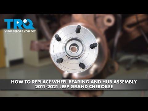 How to Replace Front Wheel Bearing &amp; Hub Assemblies 2011-2021 Jeep Grand Cherokee