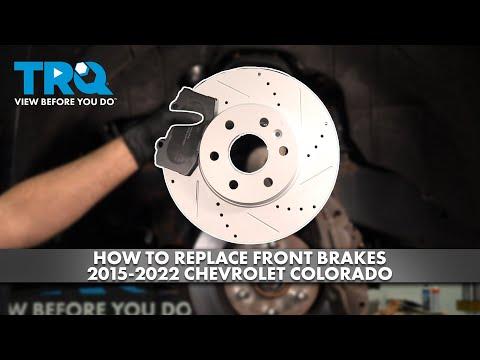 How to Replace Front Brakes 2015-2022 Chevrolet Colorado