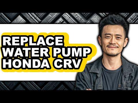 How to Replace the Water Pump on a 2017-2022 Honda CR-V 1.5L Turbo (Trim: Touring | Engine: Inline 4 1.5L)