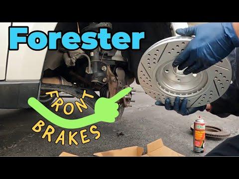 2009-2013 Subaru Forester Front Brakes (How To) Pads and Rotors Replacement