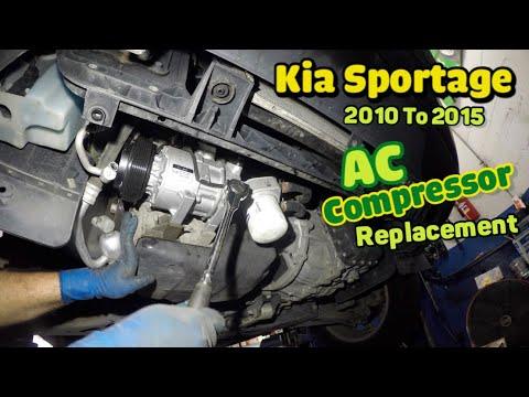 How to Replace the A/C Compressor on a 2016 Kia Sportage (R-134a System)