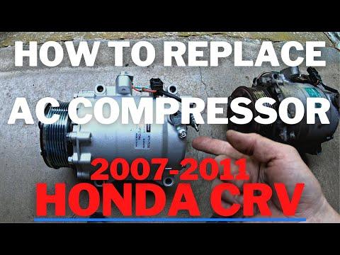 How To Replace AC Compressor 2007-2011 Honda CRV