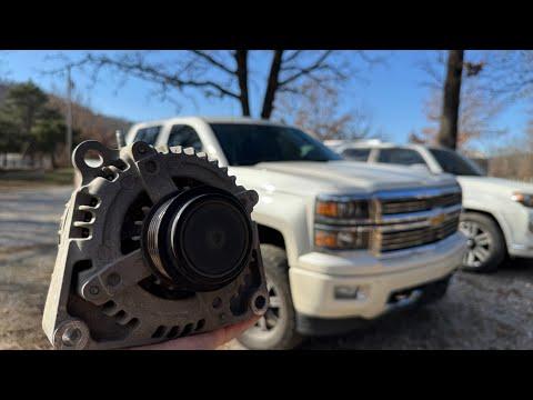 Change Alternator 2014 - 2018 Chevy Silverado GMC Sierra Taho Yukon Suburban