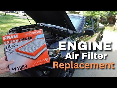 Chevrolet Colorado Engine Air Filter Replacement ( 2015 - 2022 )