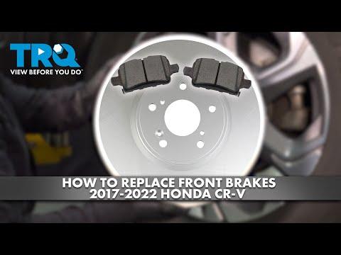 How to Replace Front Brake Pads and Rotors on a 2018 Honda CR-V