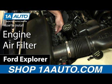 How To Replace Engine Air Filter 06-11 Ford Explorer