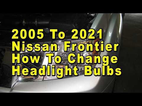 How to Replace Both Headlight Bulbs on a 2001-2023 Nissan Frontier