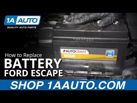 How to Replace the 12V Battery on a 2008 Ford Escape (Step-by-Step Guide)