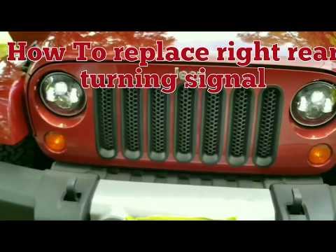 How to Replace Rear Turn Signal Bulbs (3157) on a 2013 Jeep Wrangler