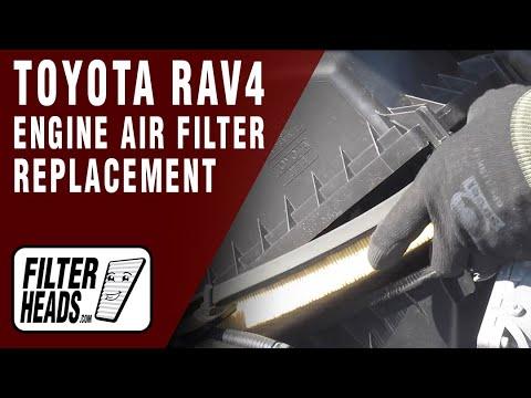 Engine Air Filter Replacement 2014 Toyota RAV4 L4 2.5L