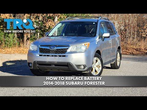 How to Replace the Battery on a 2016 Subaru Forester (12V Group 35)