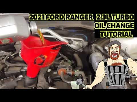 How to Change Engine Oil & Oil Filter on a 2019 Ford Ranger (5W-30 Full Synthetic)