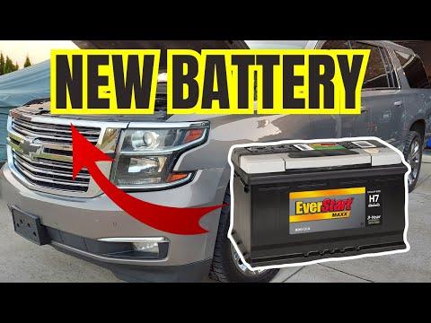How to Replace the Battery on a 2018 Chevrolet Suburban (12V)