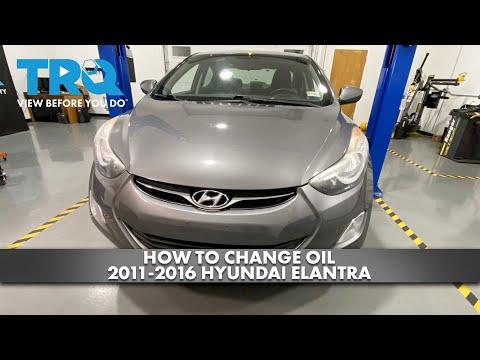 How to Change Engine Oil & Replace the Oil Filter on a 2016 Hyundai Elantra