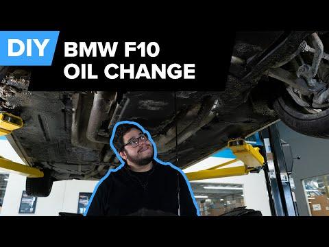 BMW 550i Oil Change DIY (2011-2016 BMW F10, N63 V8 engine)