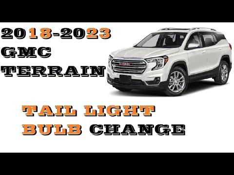 How to change Tail light bulb in Gmc Terrain 2018-2024