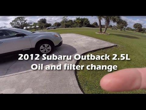 How to Change Engine Oil and Filter on a 2001-2012 Subaru Outback 2.5L (Engine: Flat 4 2.5L)