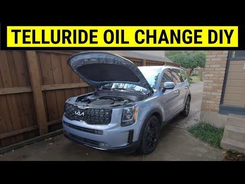 Kia Telluride Oil Change EASY DIY (How To Change Engine Oil & Filter Tutorial) #kia #telluride #diy