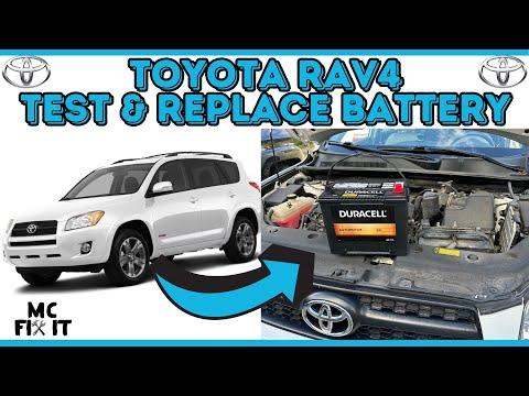 How to Test &amp; Replace Battery on a Toyota Rav4 (2007-2012) 3rd Generation