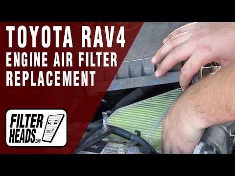 How to Replace Engine Air Filter 2011 Toyota RAV4 L4 2.5L | TA45650, AF3996