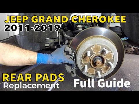 How to Replace Rear Brake Pads and Rotors on a 2011-2021 Jeep Grand Cherokee (Engine: V6 3.6L)