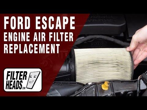 How to Replace Engine Air Filter 2015 Ford Escape L4 1.6L | TA36149, AF6908