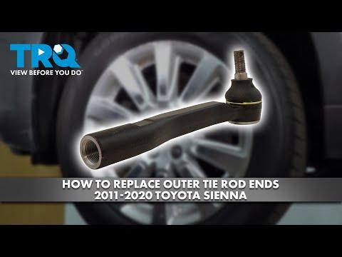 How to Replace Outer Tie Rod Ends 2011-2020 Toyota Sienna
