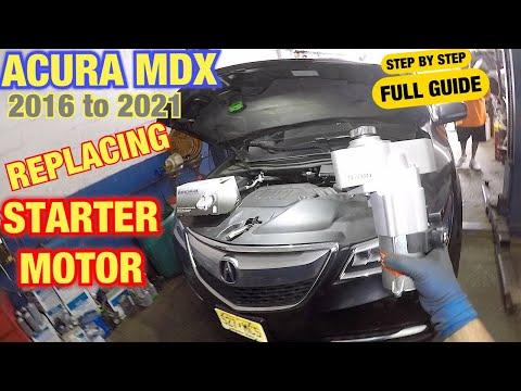 How to Replace the Starter Motor on a 2018 Acura MDX (Intake Manifold Removal Guide)
