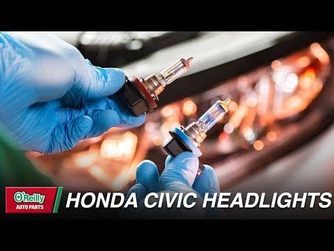 How to Replace Headlight Bulbs (Low Beam H11 & High Beam 9005) on a 2016 Honda Civic