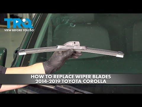 How to Replace Wiper Blades 2014-2019 Toyota Corolla