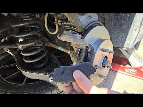 2018 - 2024 Toyota Camry rear brake pads and rotors replacement with EPB