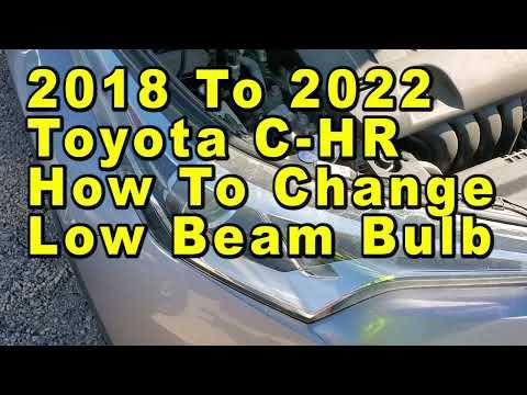 How to Replace Low & High Beam Headlight Bulbs on a 2018 Toyota C-HR
