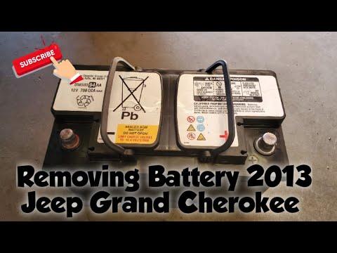 How to: Remove a Battery from a 2013 Jeep Grand Cherokee