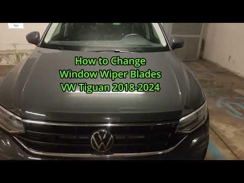 How to Replace Front Windshield Wiper Blades on a 2018 Volkswagen Tiguan