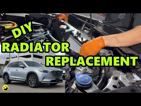 How to Replace Upper & Lower Radiator Hoses on a 2016 Mazda CX-9 (Cooling System)