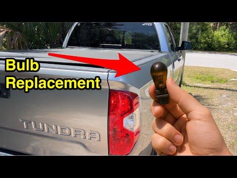 How to Replace Rear Turn Signal Bulbs on a 2000-2021 Toyota Tundra (Trim: Limited)