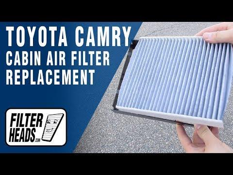 How to Replace the Cabin Air Filter on a 2019 Toyota Camry