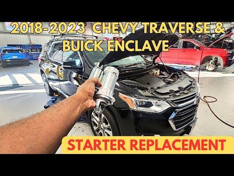 How to Replace the Starter Motor on a 2018-2023 Chevrolet Traverse (Trim: L | Engine: V6 3.6L | Body: Sport Utility)