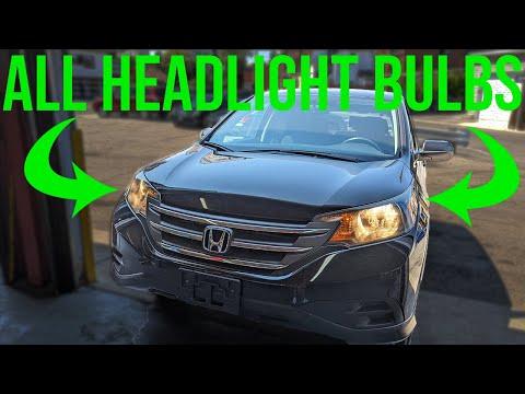How to Replace Both Headlight Bulbs on a 2013 Honda CR-V