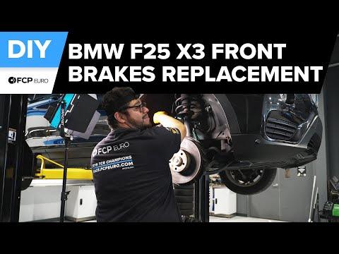 BMW X3 Front Brake Pad &amp; Rotor Replacement DIY (2011-2017 BMW F25 X3, X4, xDrive28i, xDrive35i)