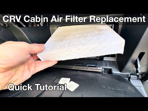 How to Replace the Cabin Air Filter in a 2017-2026 Honda CR-V (Engine: Inline 4 2.4L)