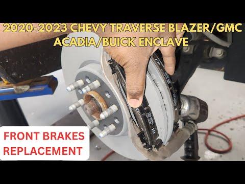 2020-2023 Chevy Traverse &amp; Blazer/GMC Acadia front brake replacement tutorials