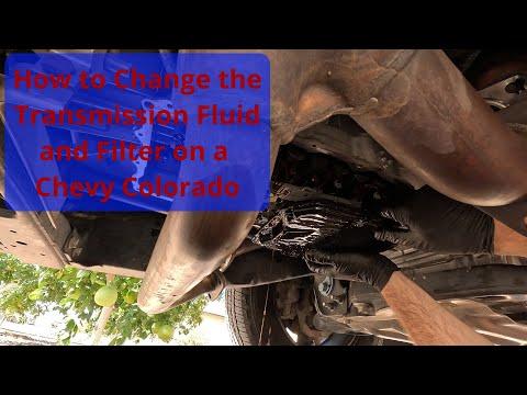 How to Change Transmission Fluid on a 2015-2022 Chevrolet Colorado (Engine: Inline 4 2.5L)