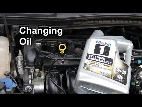 How to Change Engine Oil and Oil Filter on a 2016 Ford Transit Connect (5W-20)