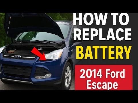 How to replace a Battery in a 2014 Ford Escape .